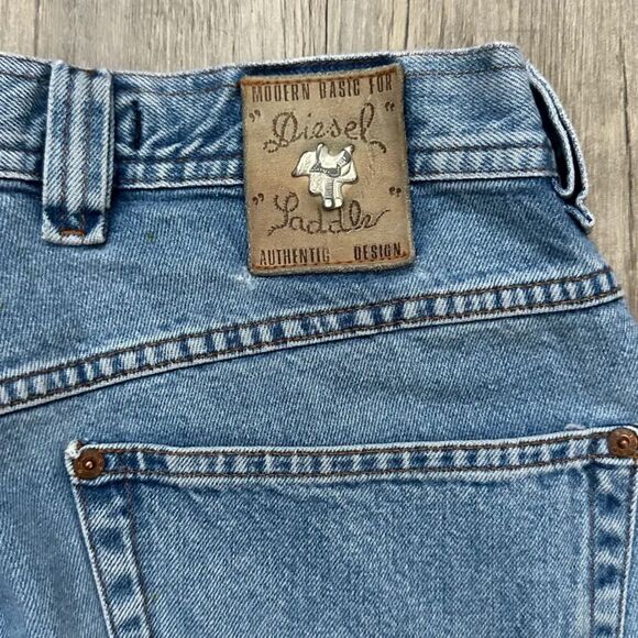 Vintage Diesel Cochise Western Wear Denim Jeans Size 33x32 - Picture 3 of 7